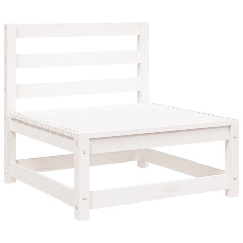 OGRODOWA SOFA 3-OSOBOWA BIAŁA LITE DREWNO SOSNOWE