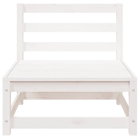 OGRODOWA SOFA 3-OSOBOWA BIAŁA LITE DREWNO SOSNOWE
