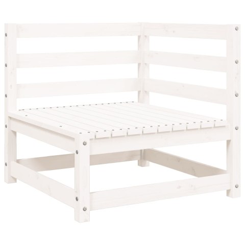 OGRODOWA SOFA 3-OSOBOWA BIAŁA LITE DREWNO SOSNOWE