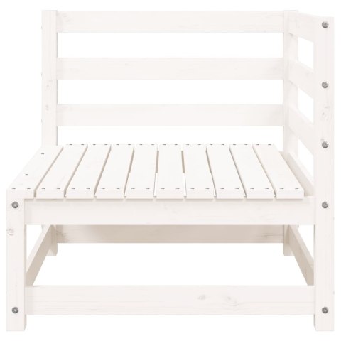 OGRODOWA SOFA 3-OSOBOWA BIAŁA LITE DREWNO SOSNOWE