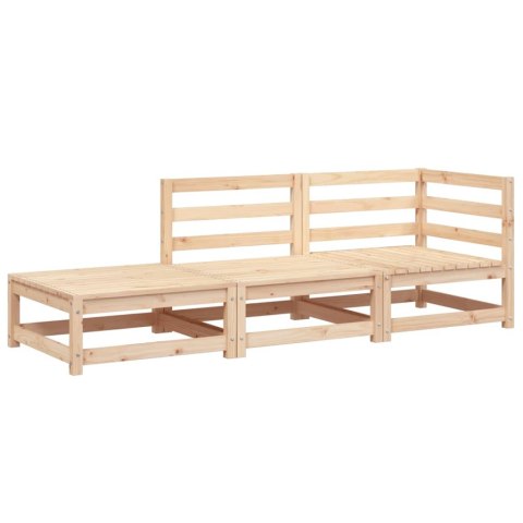 SOFA OGRODOWA Z PODNÓŻKIEM 2-OSOBOWA LITE DREWNO SOSNOWE