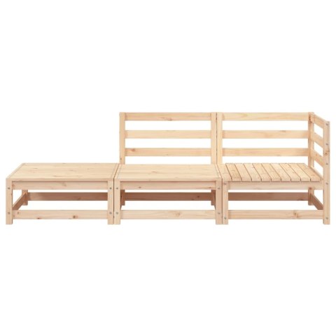 SOFA OGRODOWA Z PODNÓŻKIEM 2-OSOBOWA LITE DREWNO SOSNOWE