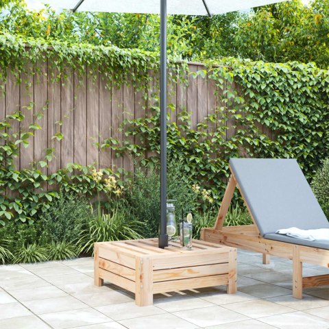 OSŁONA NA PODSTAWĘ PARASOLA OGRODOWEGO LITE DREWNO SOSNOWE