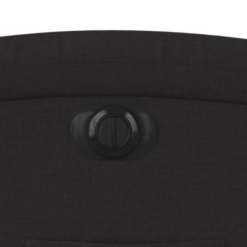 PODNOSZONY FOTEL MASUJĄCY ELEKTRYCZNY ROZKŁADANY CZARNY