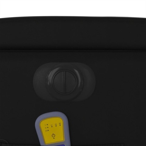 ROZKŁADANY FOTEL PIONIZUJĄCY Z MASAŻEM ELEKTRYCZNY CZARNY