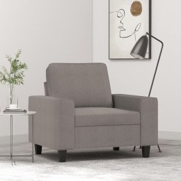 FOTEL TAUPE 60CM OBITY TKANINĄ