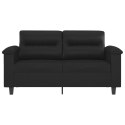 2-OSOBOWA SOFA CZARNA 120CM SZTUCZNA SKÓRA