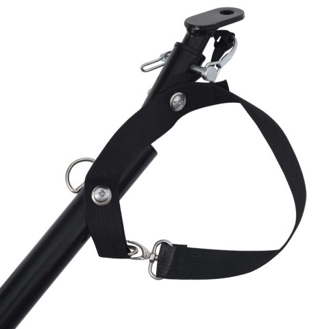 PRZYCZEPKA ROWEROWA DLA ZWIERZĄT CZERWONO-CZARNA