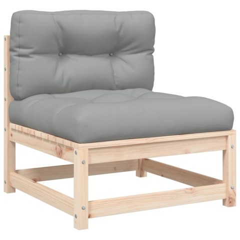 OGRODOWA SOFA BEZ PODŁOKIETNIKÓW Z PODUSZKAMI I PODNÓŻKIEM