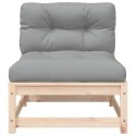 OGRODOWA SOFA BEZ PODŁOKIETNIKÓW Z PODUSZKAMI I PODNÓŻKIEM