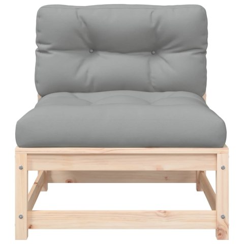 OGRODOWA SOFA BEZ PODŁOKIETNIKÓW Z PODUSZKAMI I PODNÓŻKIEM