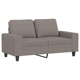 SOFA 2-OSOBOWA KOLOR TAUPE 120CM TAPICEROWANA TKANINĄ