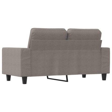 SOFA 2-OSOBOWA KOLOR TAUPE 120CM TAPICEROWANA TKANINĄ