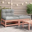 OGRODOWA SOFA BEZ PODŁOKIETNIKÓW Z PODUSZKAMI I PODNÓŻKIEM