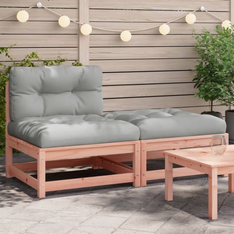 OGRODOWA SOFA BEZ PODŁOKIETNIKÓW Z PODUSZKAMI I PODNÓŻKIEM
