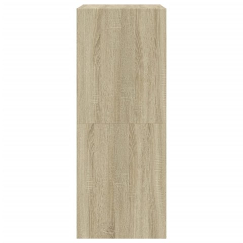 SZAFKA NA BUTY Z 2 UCHYLANYMI SZUFLADAMI DĄB SONOMA