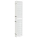 SKŁADANY PARAWAN 6-PANELOWY STYL JAPOŃSKI 240X170CM BIAŁY