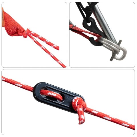 NAMIOT TURYSTYCZNY 4-OS. NIEBIESKI 267X272X145CM TAFTA 185T