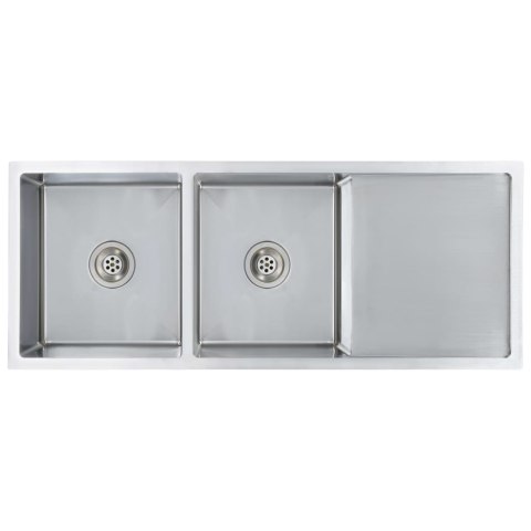 RĘCZNIE ROBIONY ZLEW KUCHENNY STAL NIERDZEWNA