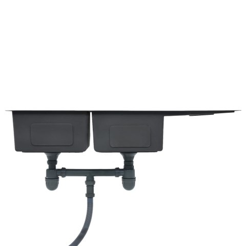 RĘCZNIE ROBIONY ZLEW KUCHENNY STAL NIERDZEWNA