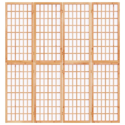 SKŁADANY PARAWAN 4-PANELOWY W STYLU JAPOŃSKIM 160X170CM