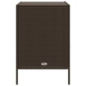 SZAFKA OGRODOWA BRĄZOWA 55X59X80CM POLIRATTAN