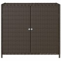 SZAFKA OGRODOWA BRĄZOWA 83X45X76CM POLIRATTAN