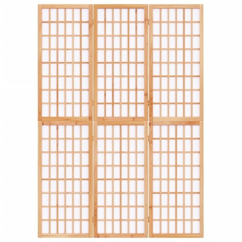 SKŁADANY PARAWAN 3-PANELOWY W STYLU JAPOŃSKIM 120X170CM
