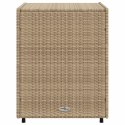 SZAFKA OGRODOWA BEŻOWA 55X59X69CM POLIRATTAN