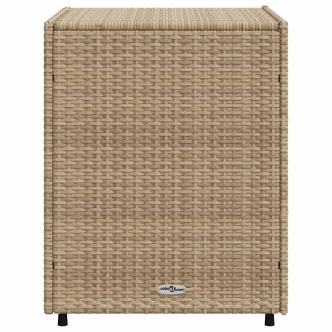 SZAFKA OGRODOWA BEŻOWA 55X59X69CM POLIRATTAN
