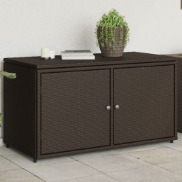 SZAFKA OGRODOWA BRĄZOWA 110X55X60,5CM POLIRATTAN
