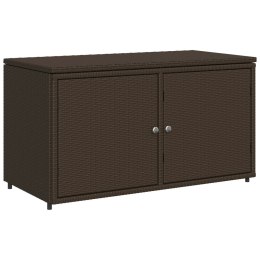 SZAFKA OGRODOWA BRĄZOWA 110X55X60,5CM POLIRATTAN