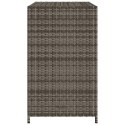 SZAFKA OGRODOWA SZARA 83X45X76CM POLIRATTAN