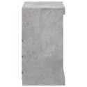SZAFKA Z OŚWIETLENIEM LED SZAROŚĆ BETONU 60,5X37X67CM