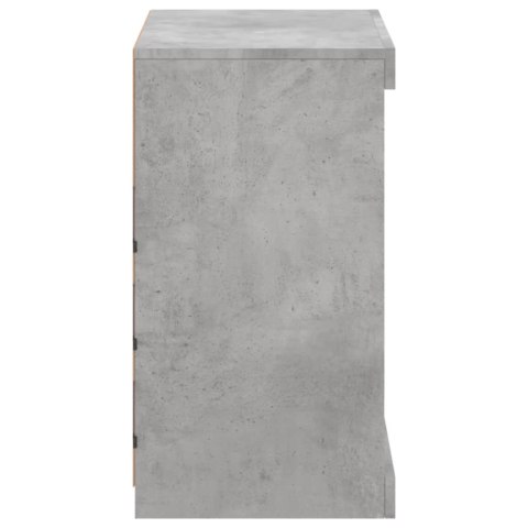 SZAFKA Z OŚWIETLENIEM LED SZAROŚĆ BETONU 60,5X37X67CM