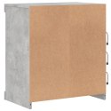 SZAFKA Z OŚWIETLENIEM LED SZAROŚĆ BETONU 60,5X37X67CM