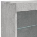 SZAFKA Z OŚWIETLENIEM LED SZAROŚĆ BETONU 60,5X37X67CM