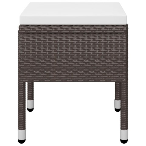 5-CZĘŚCIOWY ZESTAW MEBLI OGRODOWYCH BRĄZOWY