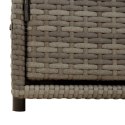 SZAFKA OGRODOWA SZARA 110X55X60,5CM POLIRATTAN
