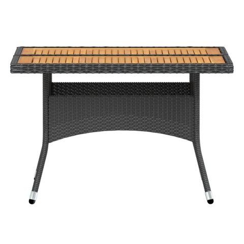 5-CZ. ZESTAW MEBLI OGRODOWYCH POLIRATTAN I AKACJA CZARNY