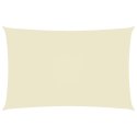 ŻAGIEL PRZECIWSŁONECZNY OGRODOWY WODOODPORNY MARKIZA TARAS PROSTOKĄT 3X6M KREMOWY