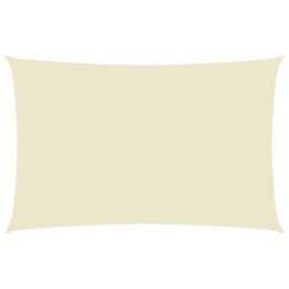 ŻAGIEL PRZECIWSŁONECZNY OGRODOWY WODOODPORNY MARKIZA TARAS PROSTOKĄT 3X6M KREMOWY