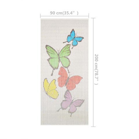 ZASŁONA NA DRZWI BAMBUS 90X 200CM