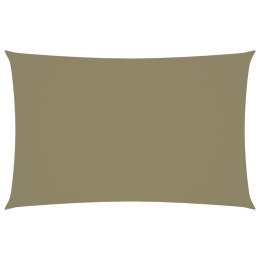 ŻAGIEL PRZECIWSŁONECZNY OGRODOWY WODOODPORNY MARKIZA TARAS PROSTOKĄT 2X4,5M BEŻOWY