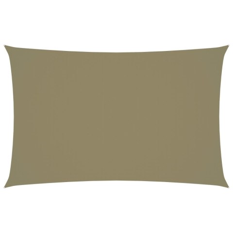 ŻAGIEL PRZECIWSŁONECZNY OGRODOWY WODOODPORNY MARKIZA TARAS PROSTOKĄT 2X4,5M BEŻOWY