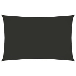 ŻAGIEL PRZECIWSŁONECZNY OGRODOWY WODOODPORNY MARKIZA TARAS PROSTOKĄT 2,5X5M ANTRACYT