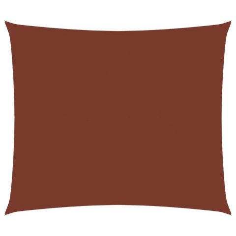 ŻAGIEL PRZECIWSŁONECZNY OGRODOWY WODOODPORNY MARKIZA TARAS PROSTOKĄT 3X4M TERAKOTA