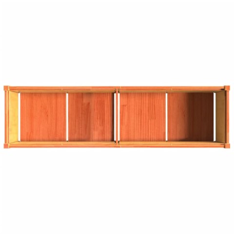 DONICA OGRODOWA WOSKOWY BRĄZ 180X50X50CM DREWNO SOSNOWE