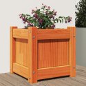 DONICA OGRODOWA WOSKOWY BRĄZ 31X31X31CM LITE DREWNO SOSNOWE