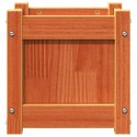DONICA OGRODOWA WOSKOWY BRĄZ 31X31X31CM LITE DREWNO SOSNOWE